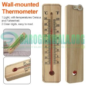 Mini Round Wall Hanging Analog Thermometer Hygrometer Temperature Humidity  Meter