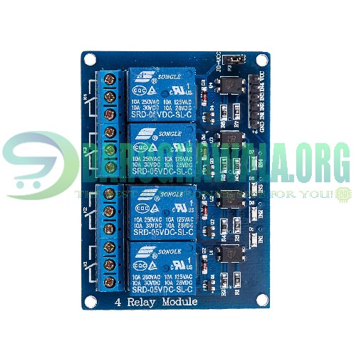 5v Dc Four 4 Channel Relay Module For Arduino