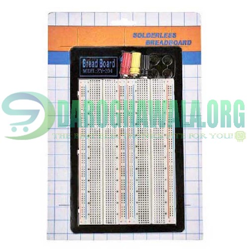 ZY-204 1660 Points Solderless Breadboard Prototype Board 