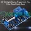 2 Button 12v Digital LED Timer Module Adjustable Timer Relay Time Control Switch Trigger Timing Board In Pakitan