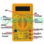 DT830D DMM Mini LCD Display Digital Multi Meter In Pakistan