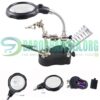 Helping Hand Clip Desktop LED Light Magnifier Glass with Soldering Stand 3.5X 12X in Pakistan
