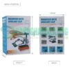 Magnifying Glass 5 LED Auxiliary Clip Magnifier 3 In1 Hand Soldering Solder Iron Stand Holder