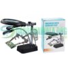 Magnifying Glass 5 LED Auxiliary Clip Magnifier 3 In1 Hand Soldering Solder Iron Stand Holder