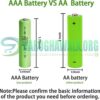 AAA 1.2V 1000mAh NiMH Rechargeable Battery In Pakistan
