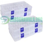 Component Storage Box Plastic Organizer Box for Makeup Jewelry Medicine in Pakistan