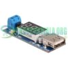 DC 4.5-40V To 5V 2A USB Charger Step down Converter Voltmeter Module In Pakistan