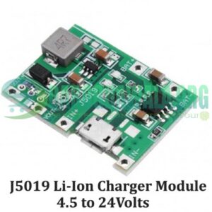 J5019 Micro USB Lithium Lipo 18650 Battery Charger 3.7V 4.2V To 5V 9V 12V 24V Boost Module In Pakistan