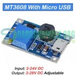 MT3608 With Micro USB DC To DC Step Up Boost Converter Module In Pakistan