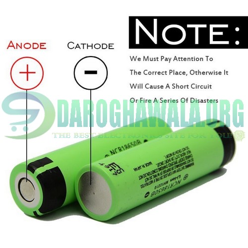 Panasonic Batterie 18650 Li-Ion 3.7 V 3400 mAh (NCR18650B)