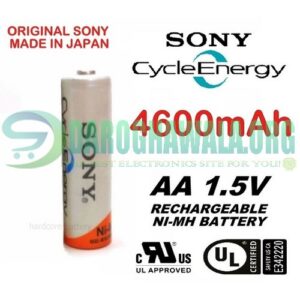 SONY Cycle Energy AA 1.2V 4600mAh Ni-Mh Rechargeable Battery In Pakistan