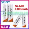 SONY Cycle Energy AAA 1.2V 4300mAh Ni-Mh Rechargeable Battery In Pakistan