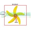 12 inch DIY 5 Blade Propeller Fan 5 Wings Fan For 12v DC Motor In Pakistan