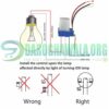 AC 220V Automatic ON OFF Street Light Control Sun Switch LDR Module In Pakistan