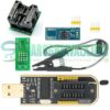 CH341A Programmer + Socket + SOP8 Test Clip For Dish TV Laptop Memory IC Programmer In Pakistan