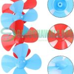 DIY 4 Blade Propeller Plastic Fan For Mini DC Toy Motor In Pakistan