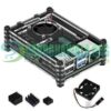 Raspberry Pi 4B With Cooling Fan And Heat Sink Clear And Black Case in Pakistan