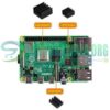 Raspberry Pi 4B With Cooling Fan And Heat Sink Clear And Black Case in Pakistan