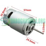 RS 555 12V DC Motor For DIY Applications And PCB Drill In Pakistan