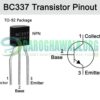 BC337 BJT NPN Amplifier Transistor 50V 800mA In Pakistan