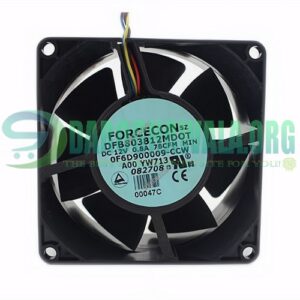 FORCECON DFB803812MDOT 12V 0.8A 4wires Cooling Fan In Pakistan