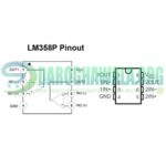 LM358 OP AMP Operational Amplifier Dip IC In Pakistan