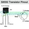 S8550 PNP Amplifier Transistor TO-92 40V 500mA In Pakistan