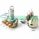 10K Ohm Rotary Potentiometer Variable Resistor Volume Type In Pakistan