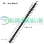 2.54mm 40 Pin Single Row Male Header Strip Breakable Pin In Pakistan