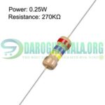 270K Ohm 14 Watt 5% Carbon Film Resistor Through Hole In Pakistan