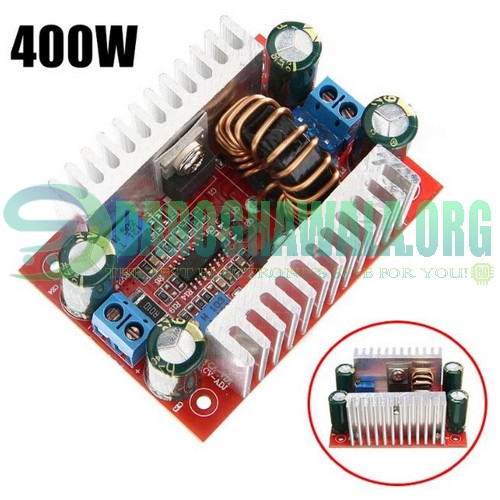 DC 400W 15A Step-up Boost Converter Constant Current 8.5-50V to 10-60V  Module