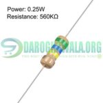 560K Ohm 14 Watt 5% Carbon Film Resistor Through Hole In Pakistan