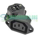 AC 250V 10A IEC 320 C13 Panel Mount Female Power Socket In Pakistan