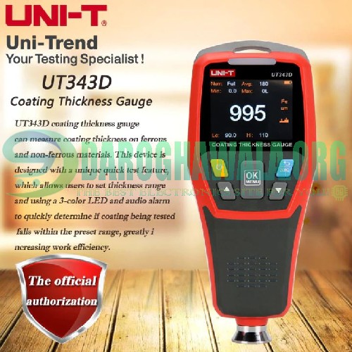 UNI T Coating Thickness Gauge Meter Tester UT343D in Pakistan