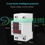 ORIGINAL TOMZN TOVPD1-63VAE 3 in 1 Adjustable Over And Under Voltage Protection Relay In Pakistan