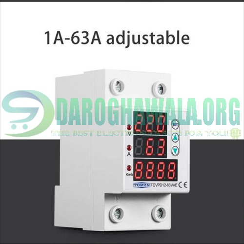 ORIGINAL TOMZAN TOVPD1-63VAE 3 in 1 Adjustable Over And Under Voltage Protection Relay In Pakistan