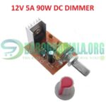 12V 5A DC Dimmer DC Fan Motor PWM Speed Controller Module In Pakistan