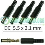 2.1mm x 5.5mm DC Male Power Jack Connector Power Plug In Pakistan