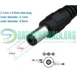 2.1mm x 5.5mm DC Male Power Jack Connector Power Plug In Pakistan