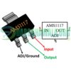 AMS1117 ADJ Adjustable 1A SMD SOT-223 DC Voltage Regulator IC In Pakistan