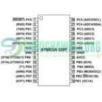 Atmel ATMEGA328P ATMEGA328P-PU 28 Pin Microcontroller Dip IC Chip In Pakistan