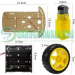 DIY 2WD 2 Wheel Smart Robot Car Chassis Kit For Arduino In Pakistan