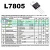 LM7805 L7805 7805 Linear Voltage Regulator IC In Pakistan