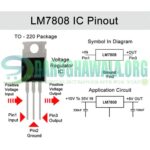 LM7808 L7808 7808 Linear Voltage Regulator IC In Pakistan