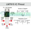 LM7815 L7815 7815 Linear Voltage Regulator IC In Pakistan