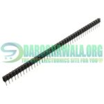2.54mm Pitch 40 Pin Single Row Round Female Header Strip In Pakistan