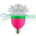 Flower Shape Full Color Led Light Rotating Lamp Disco Bulb In Pakistan