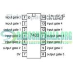 7403 74LS03 74HC03 IC Quad NAND Gate IC In Pakistan