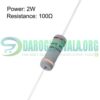 100 Ohm 2 Watt Resistor 2W 5% Carbon Film Resistors In Pakistan
