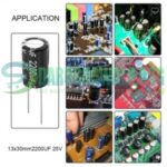 2200UF 25V Aluminium Electrolytic Polar Capacitor In Pakistan